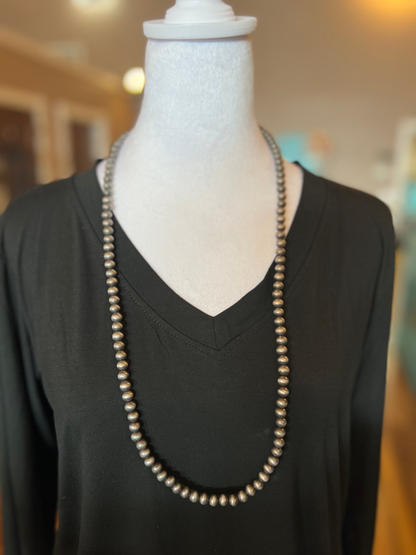 Faux Navajo pearls