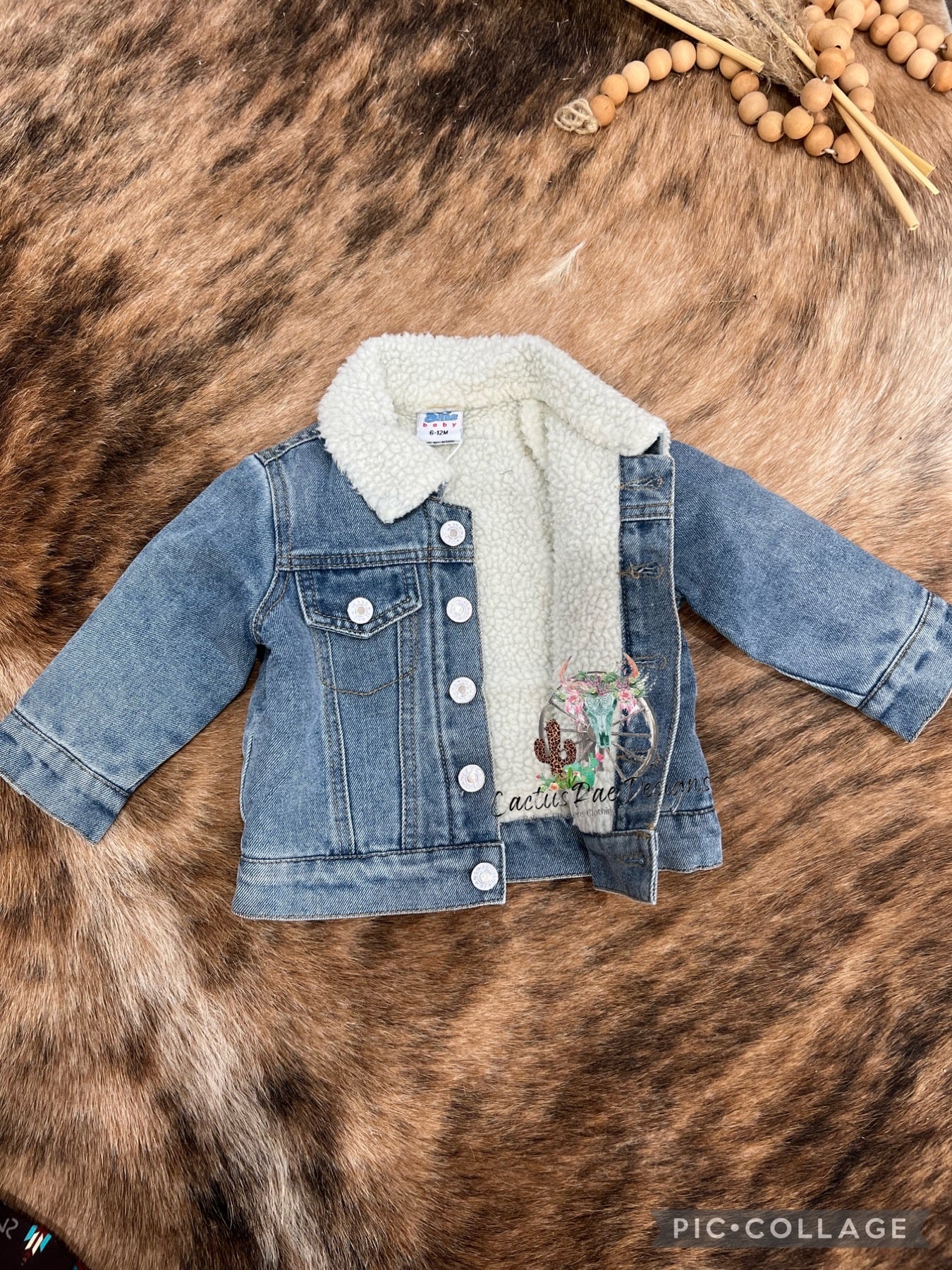 Boys Denim Wool Jacket