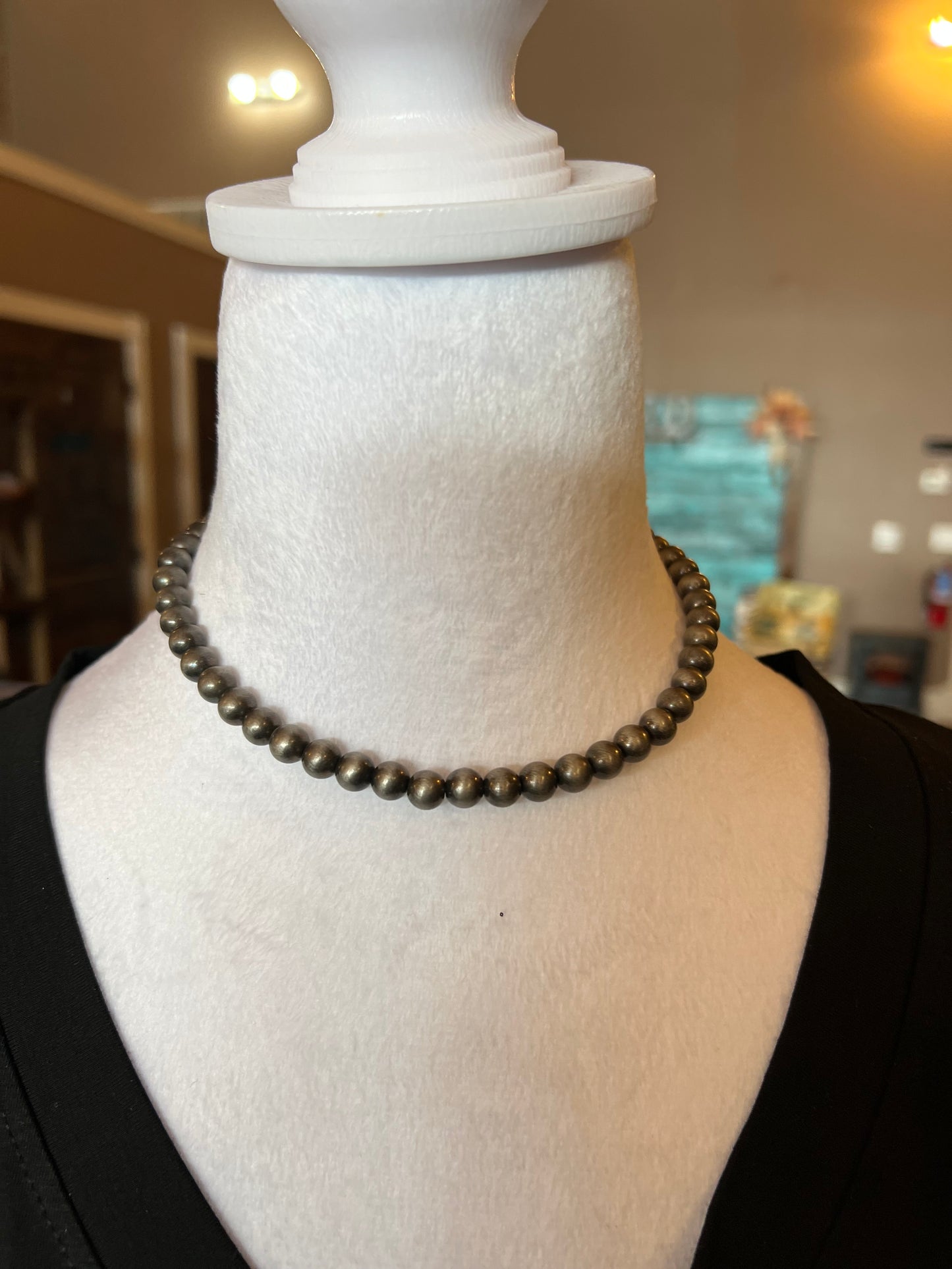 Faux Navajo pearls