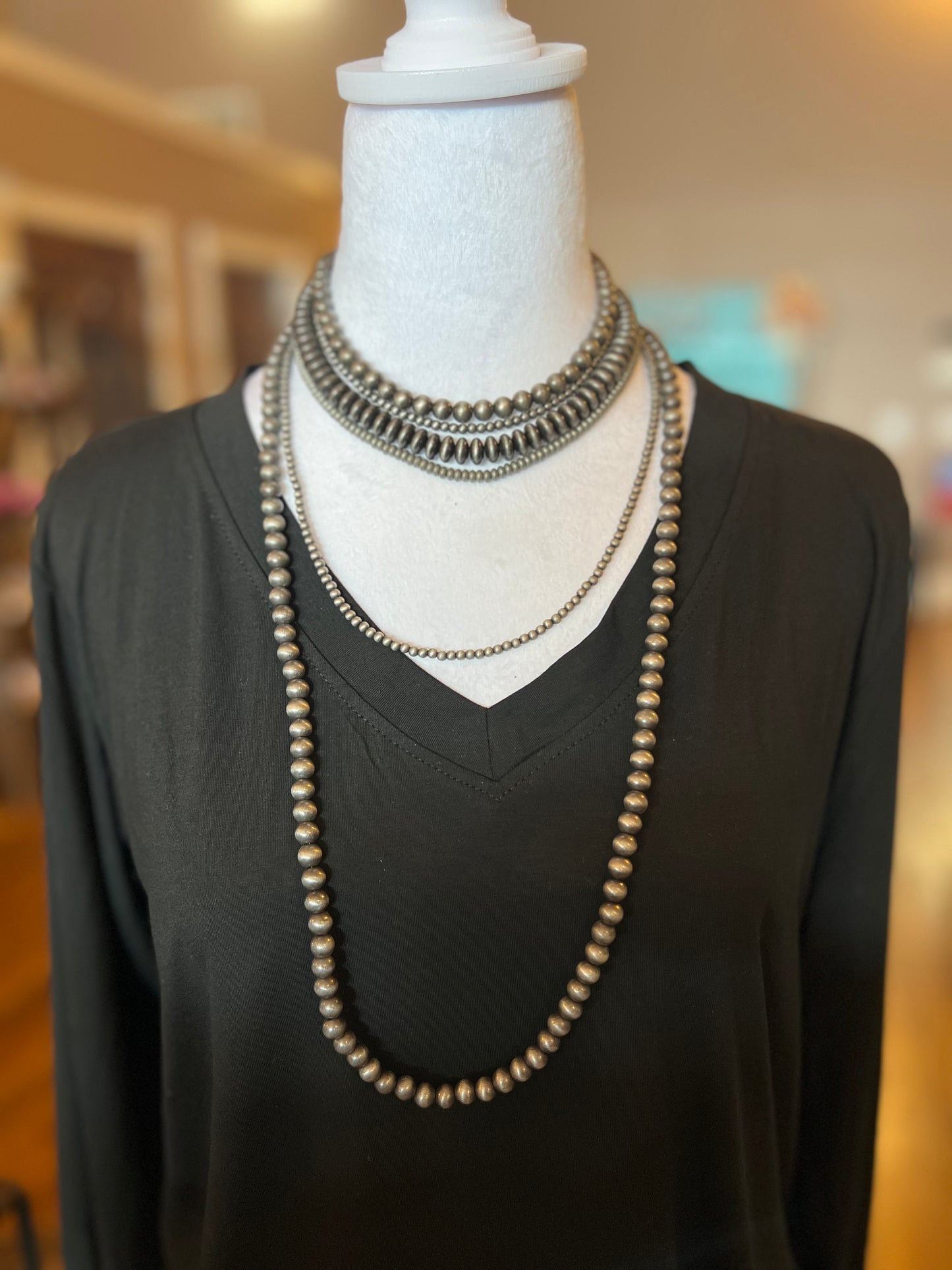 Faux Navajo pearls