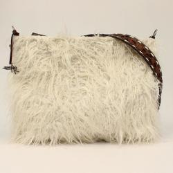 Angora Angel Ranch Conceal Carry Messenger Bag Tooled Strap Tan