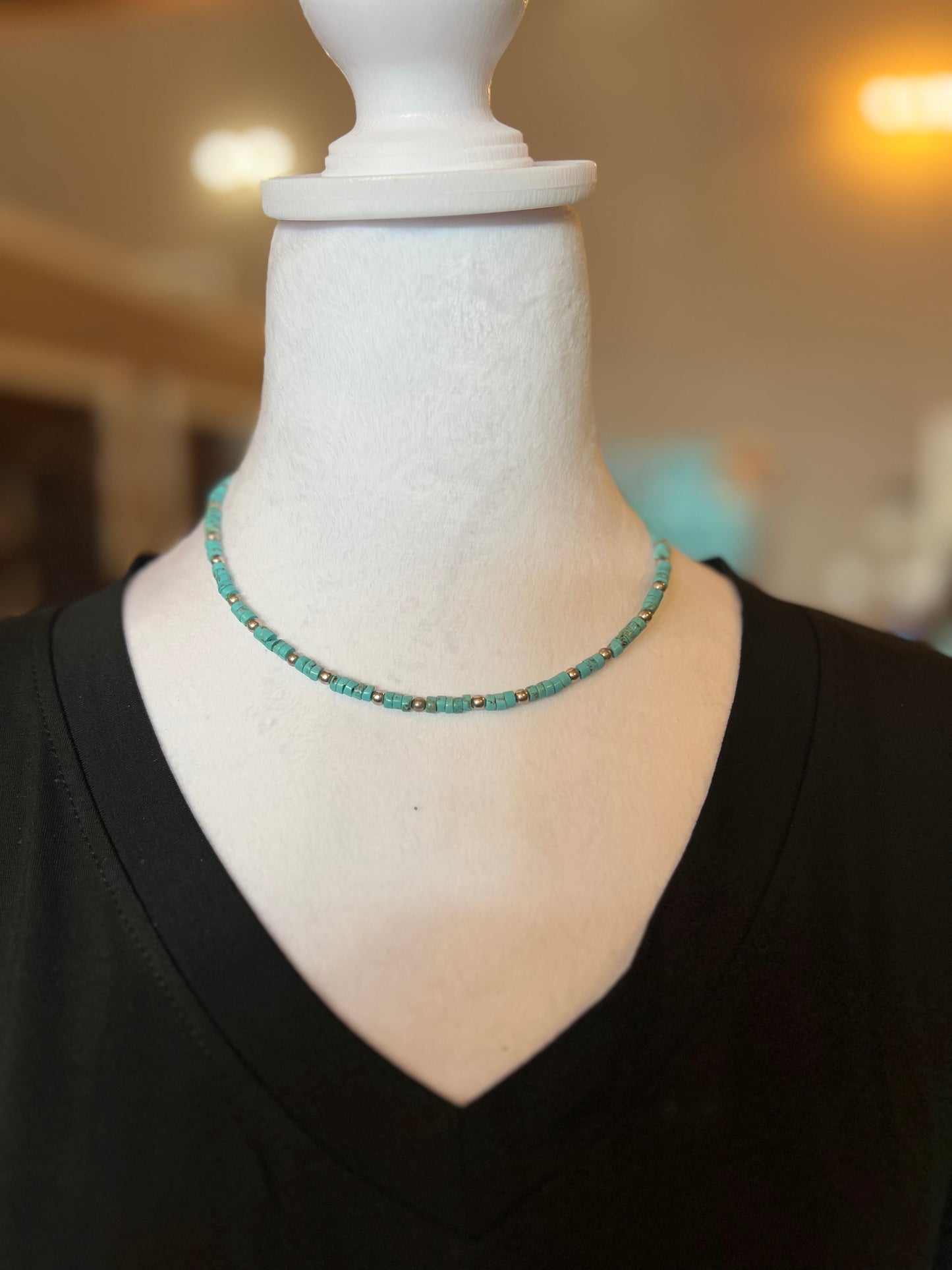 Turquoise Stone Chocker