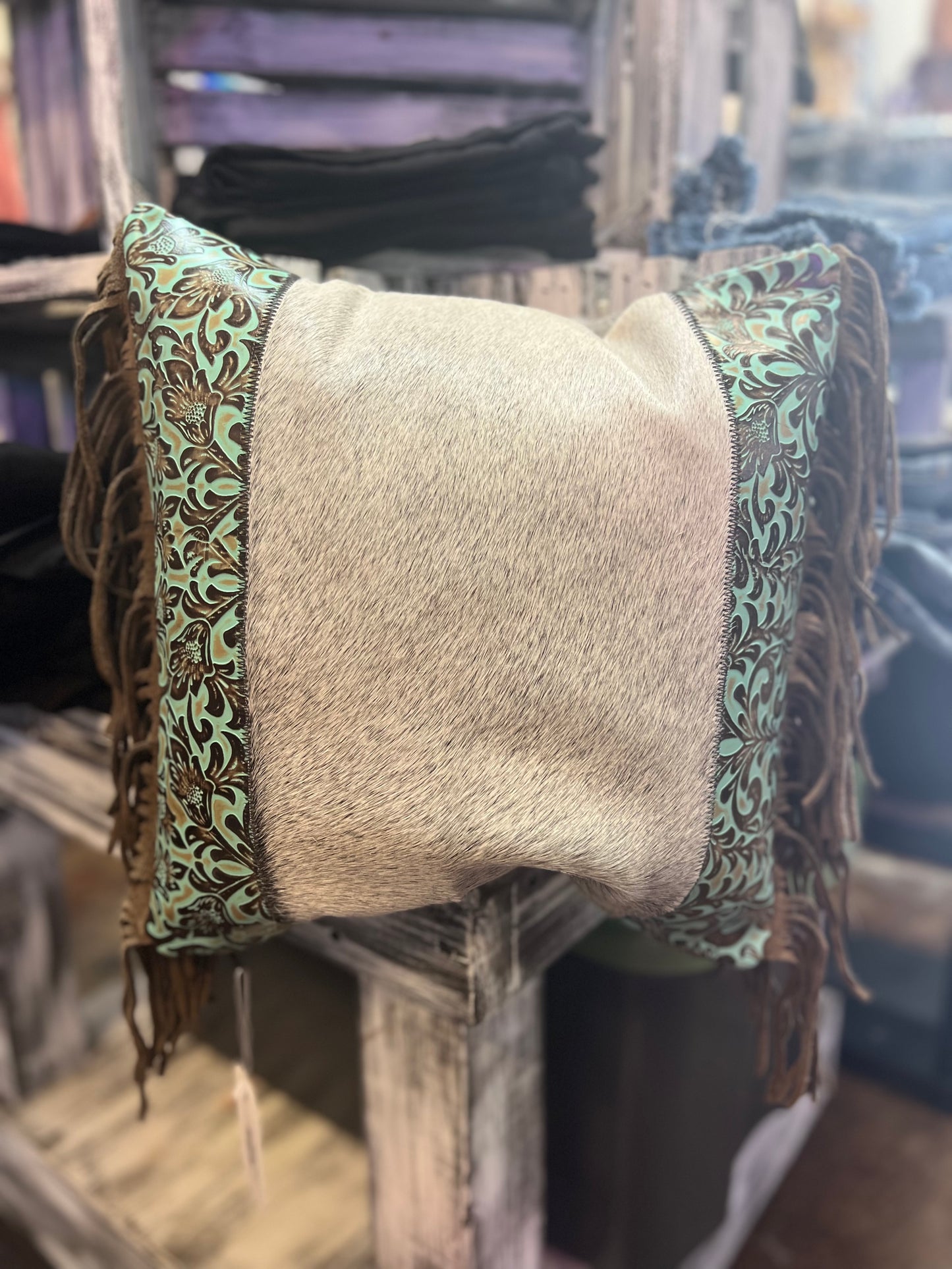 Cowhide Pillow