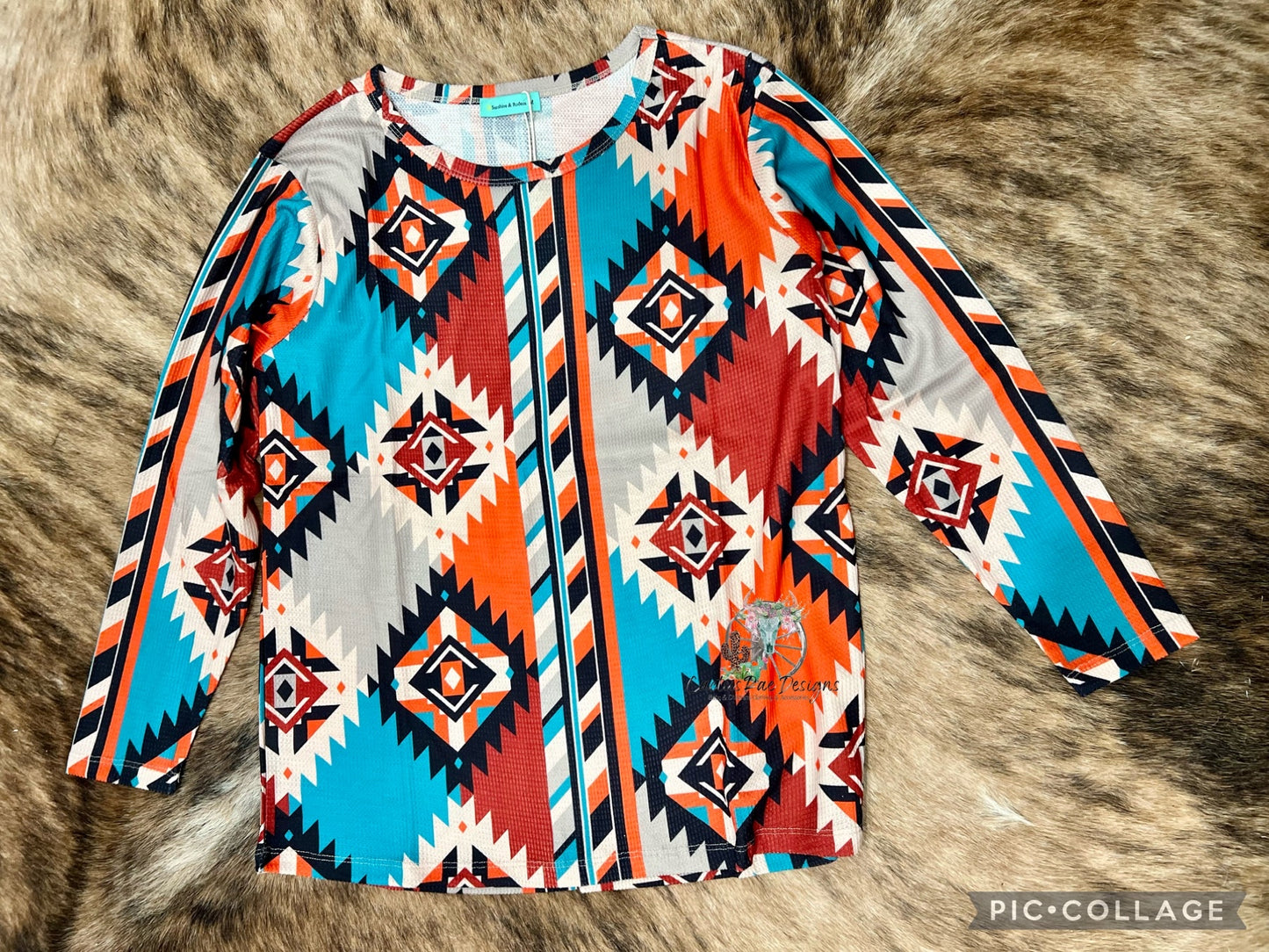 Multi color Aztec longsleeve