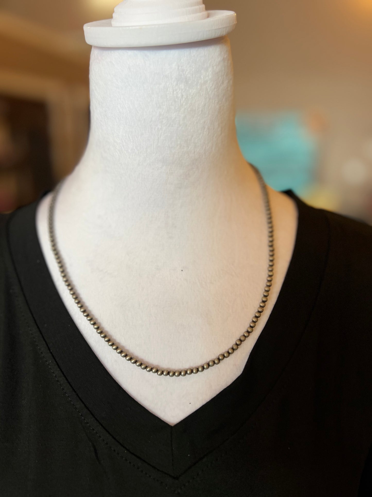 Faux Navajo pearls