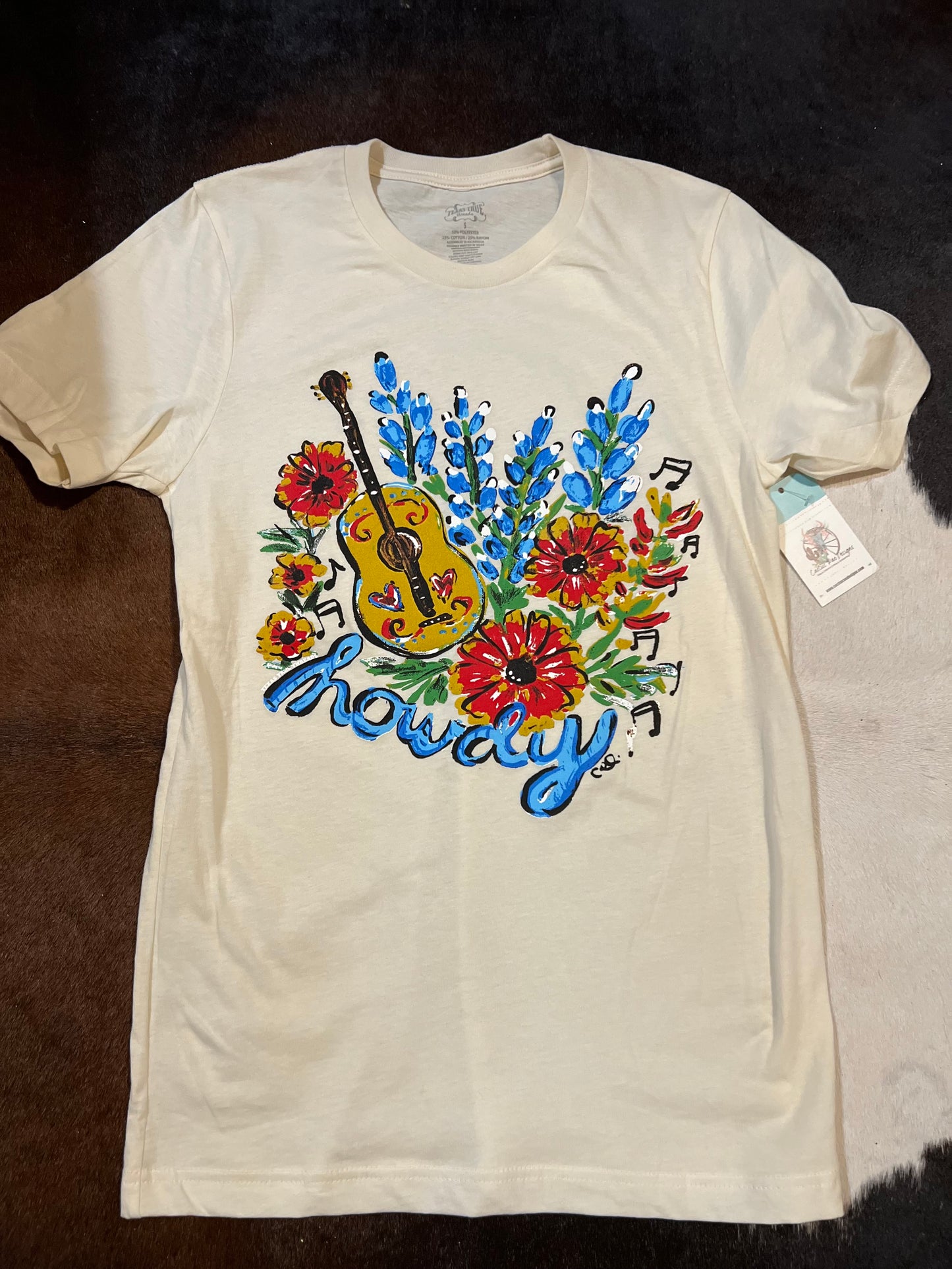 Bluebonnet Howdy Tee