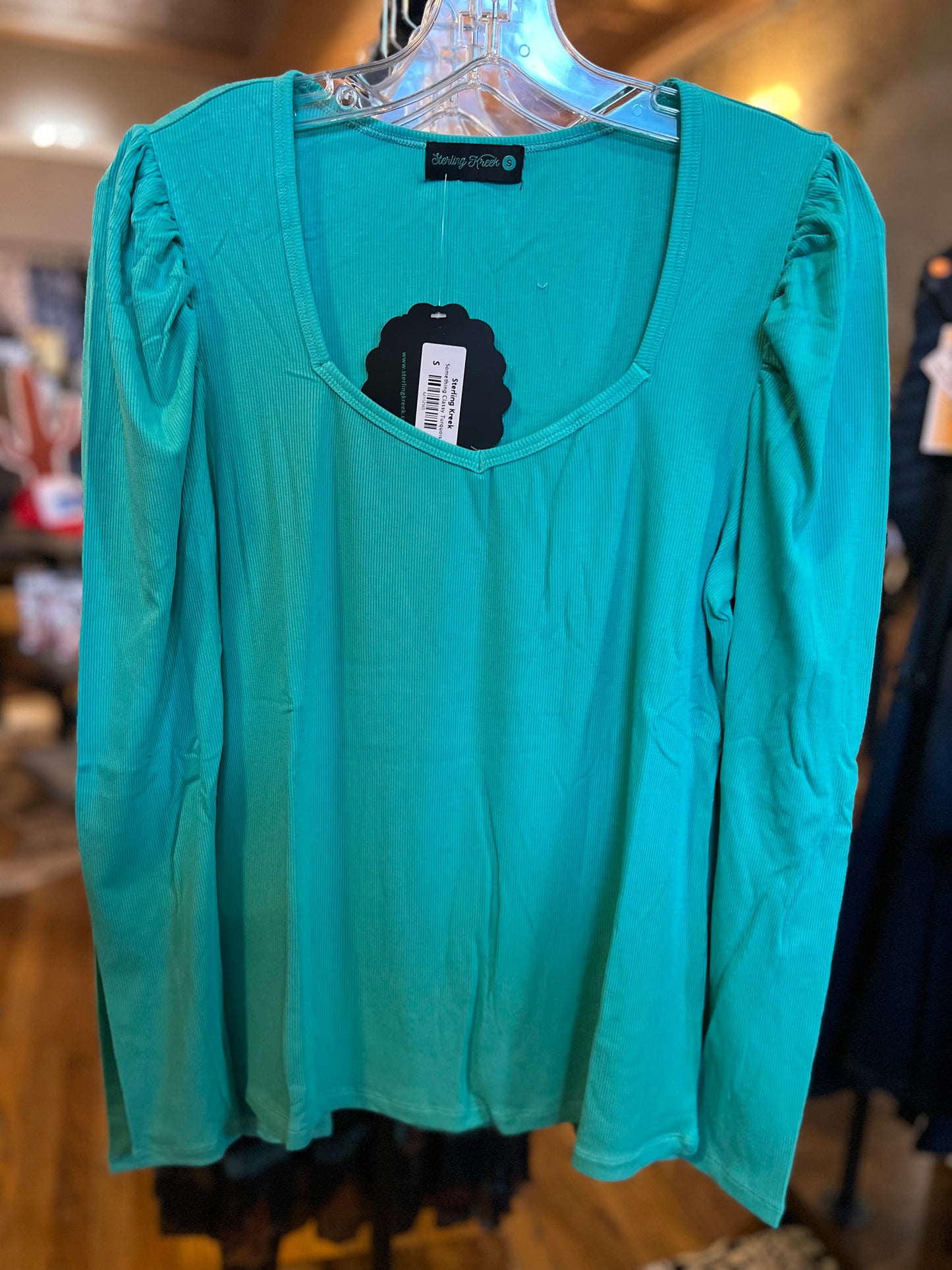 Something Classy Turquoise Top
