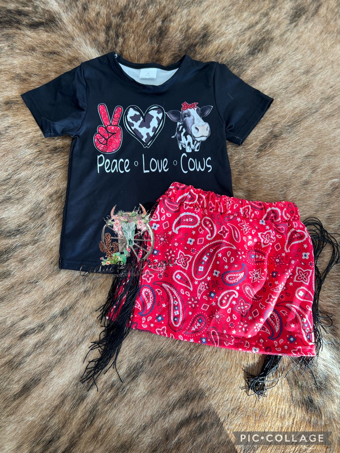 Peace, Love, Cows Set