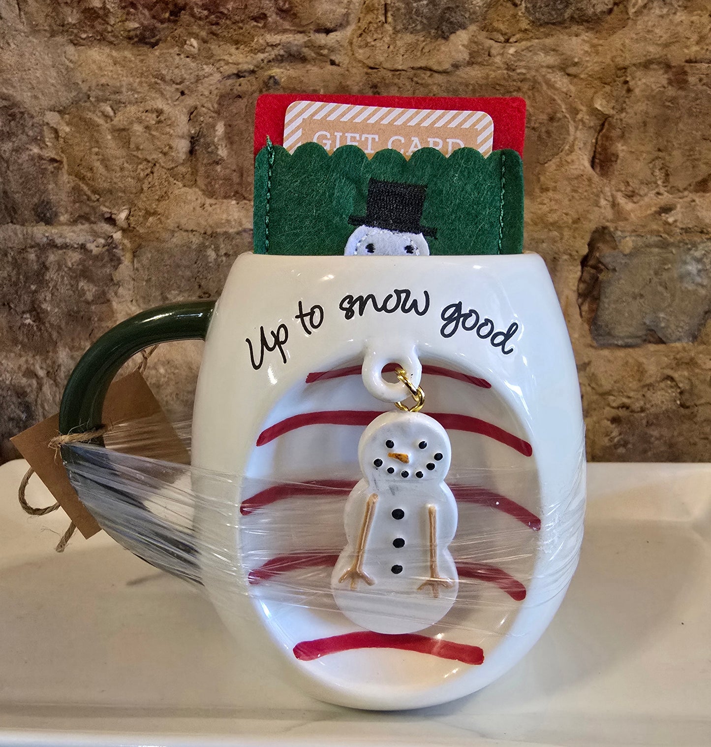 Christmas Mug with Gift Card holder