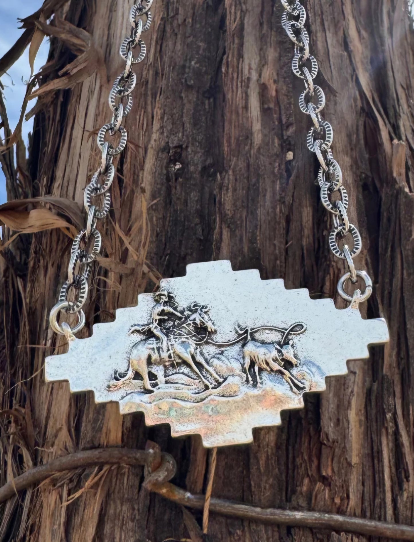 Calf Roper Necklace