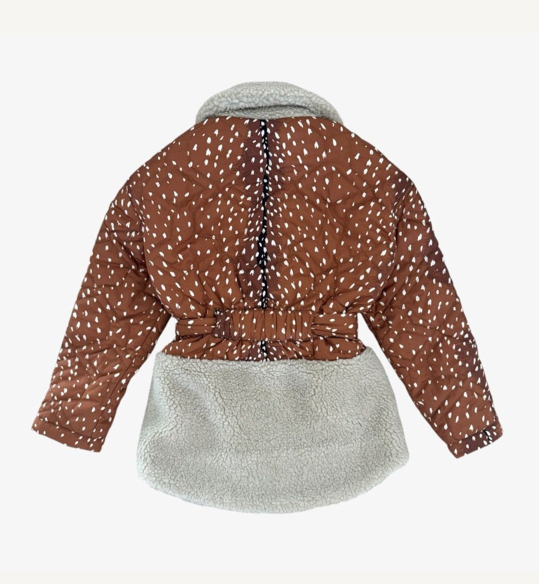 Reagan Sherpa Quilted Jacket Fawing Over You Girls