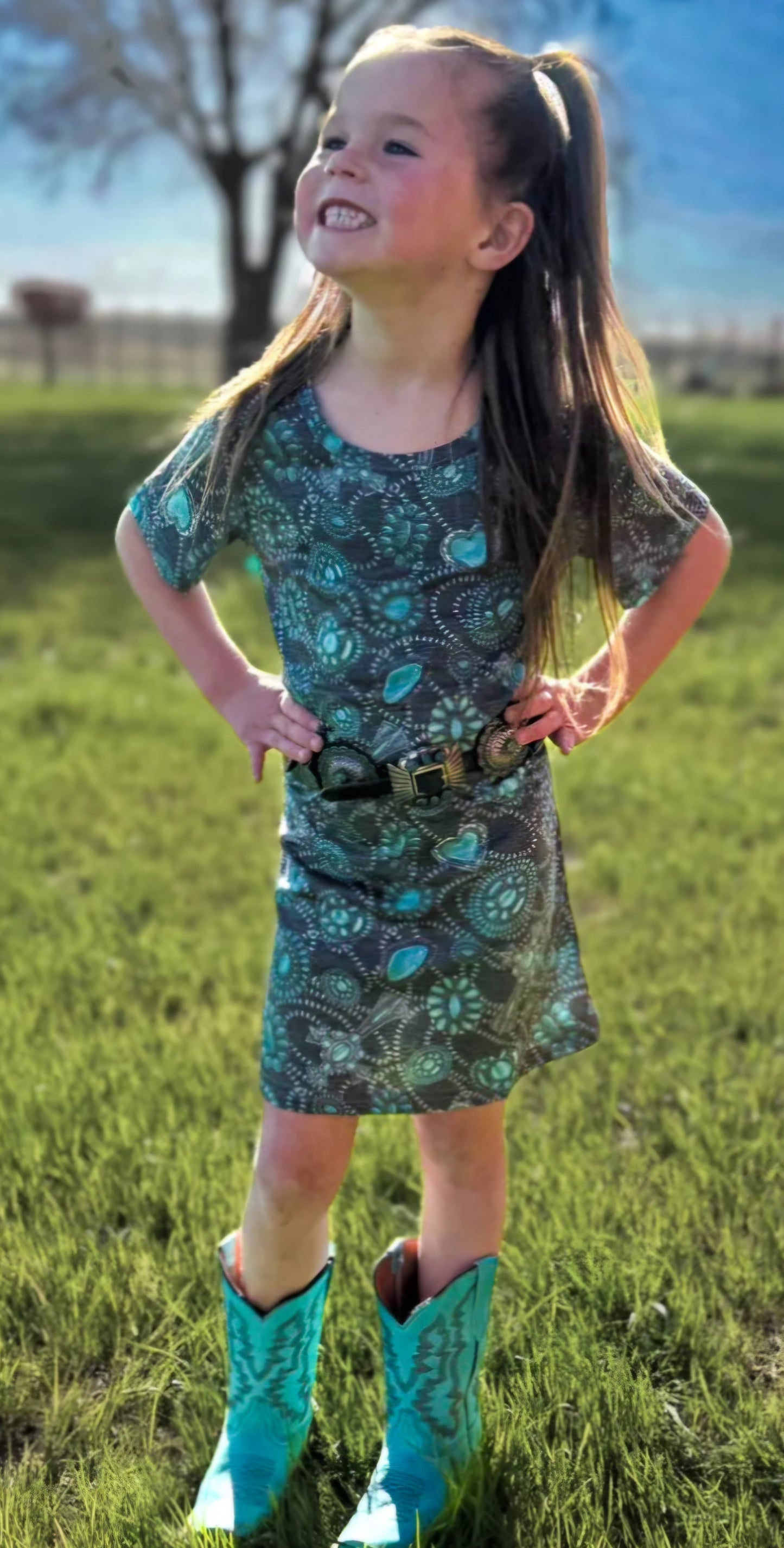 Navajo Country Dress Kids