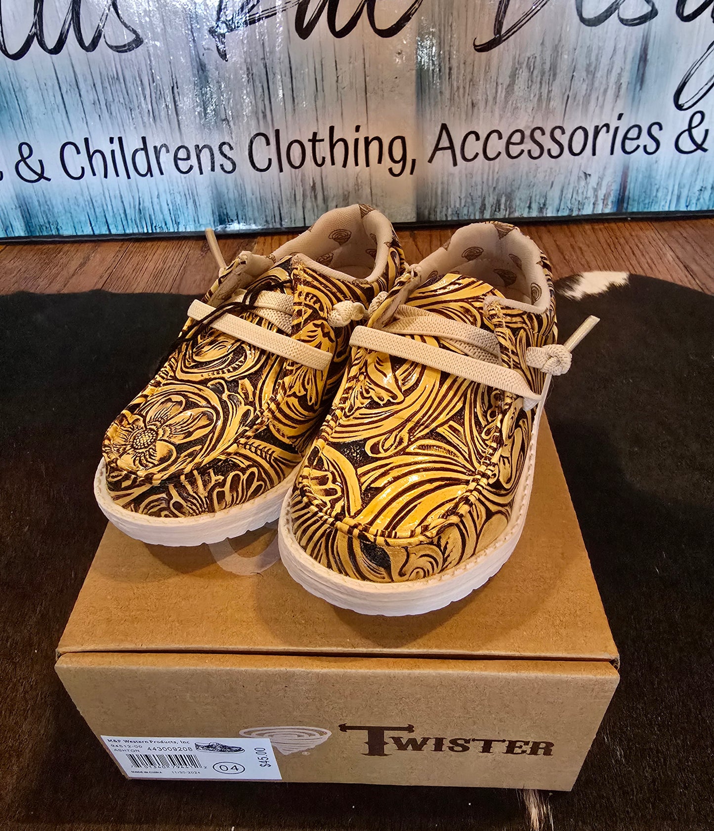 Ashton Style Toddler Casual Girl’s Shoes – Tan