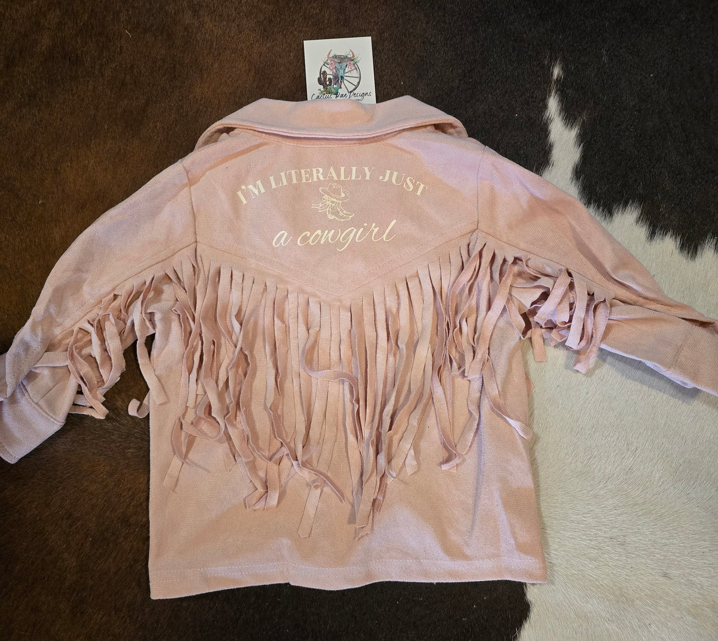 Literally Just a Cowgirl Pink Jacket