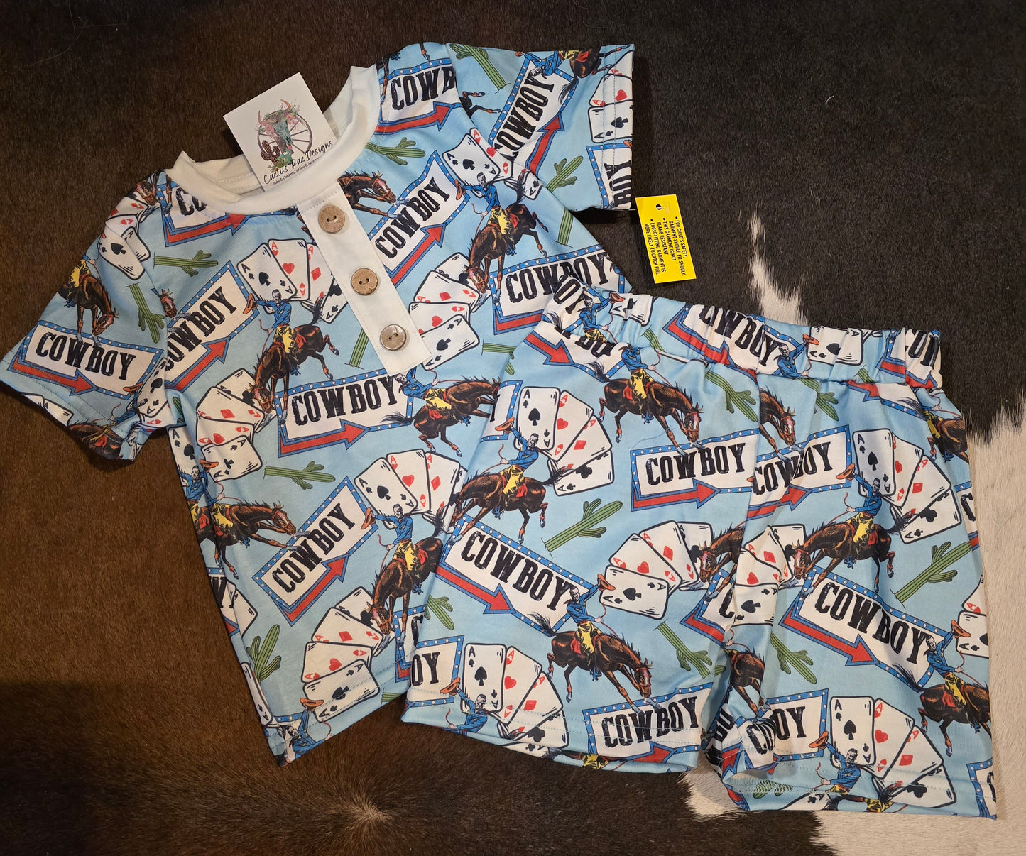 Vegas Cowboy Boys PJ's