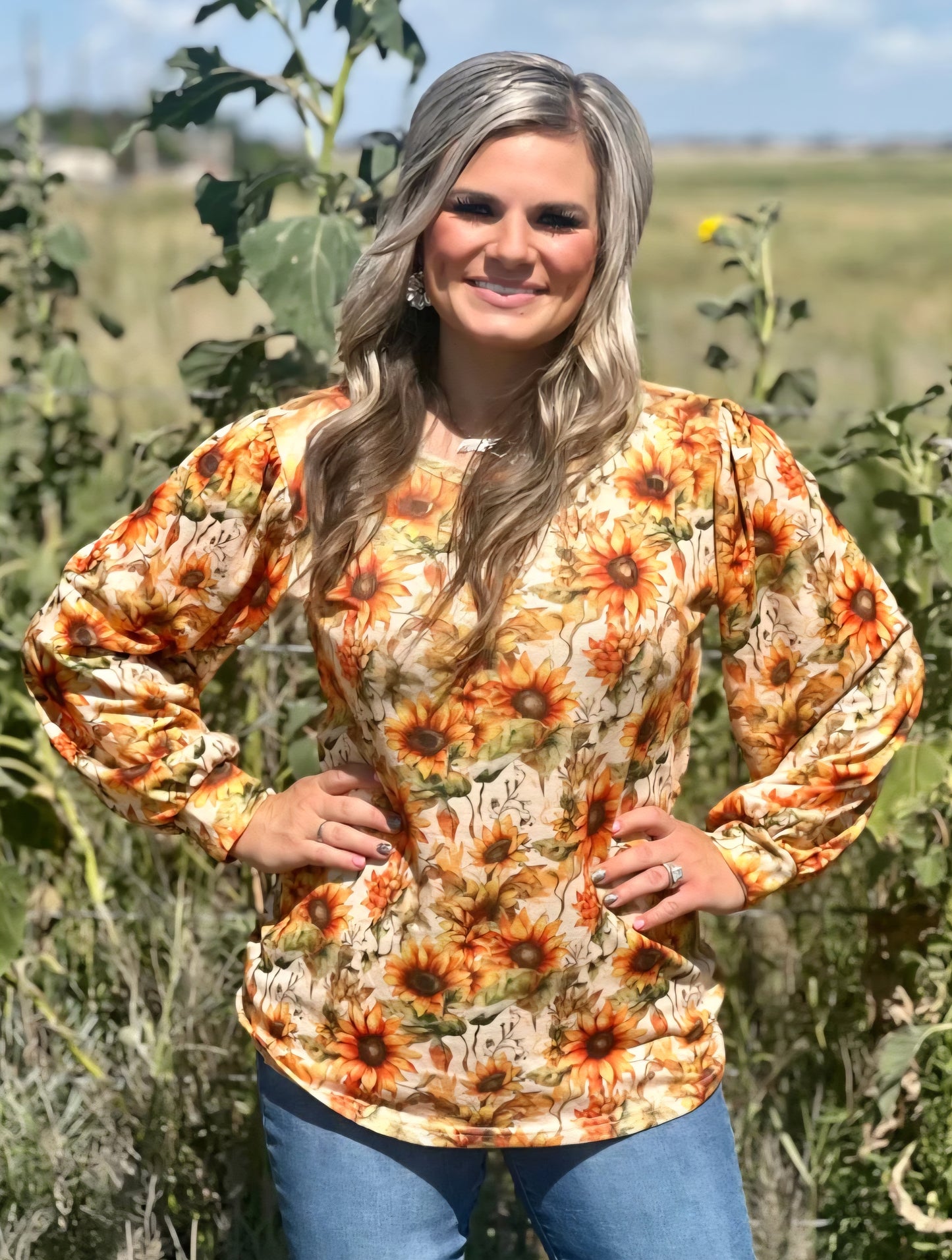 Golden Harvest Knit Top