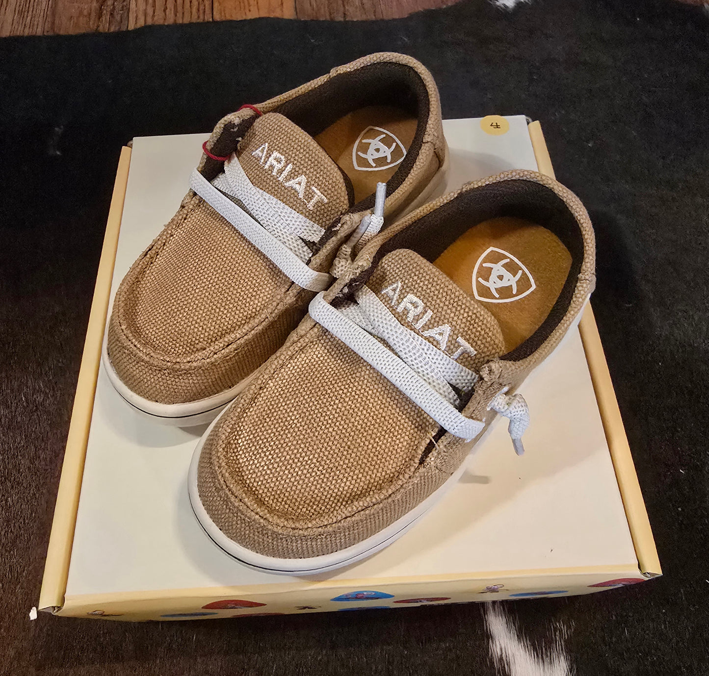 ARIAT Lil' Stompers *Wshd Tan Canvas*