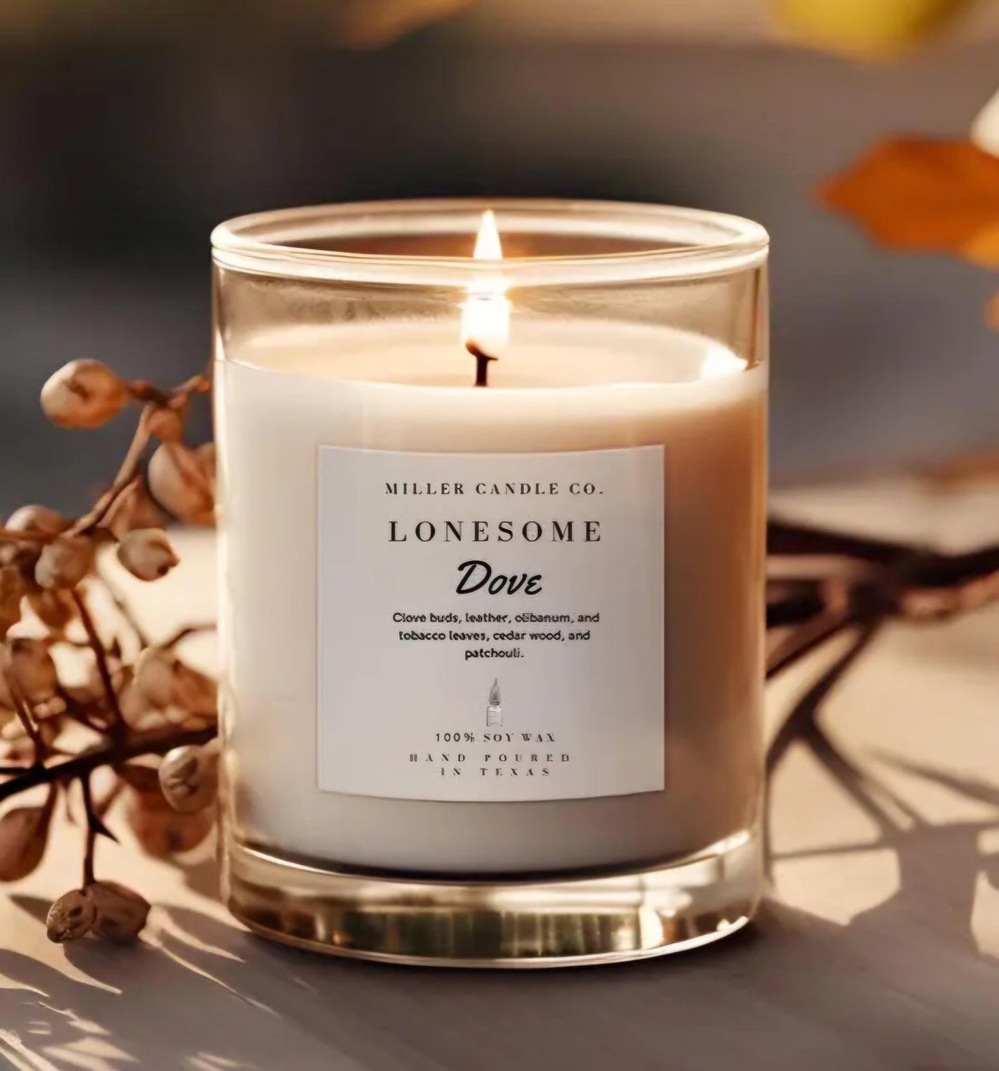 Whisky Glass Candle