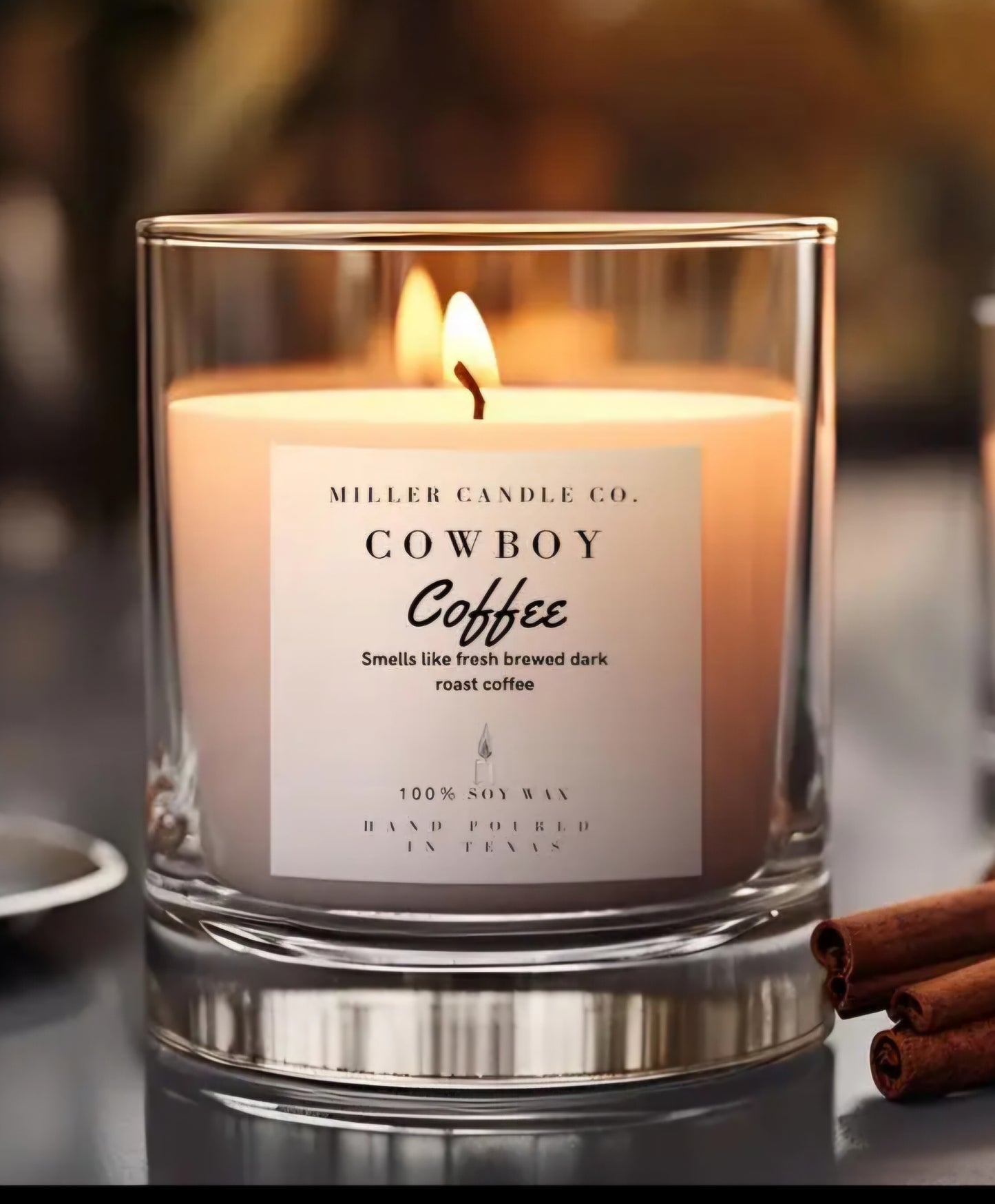 Whisky Glass Candle