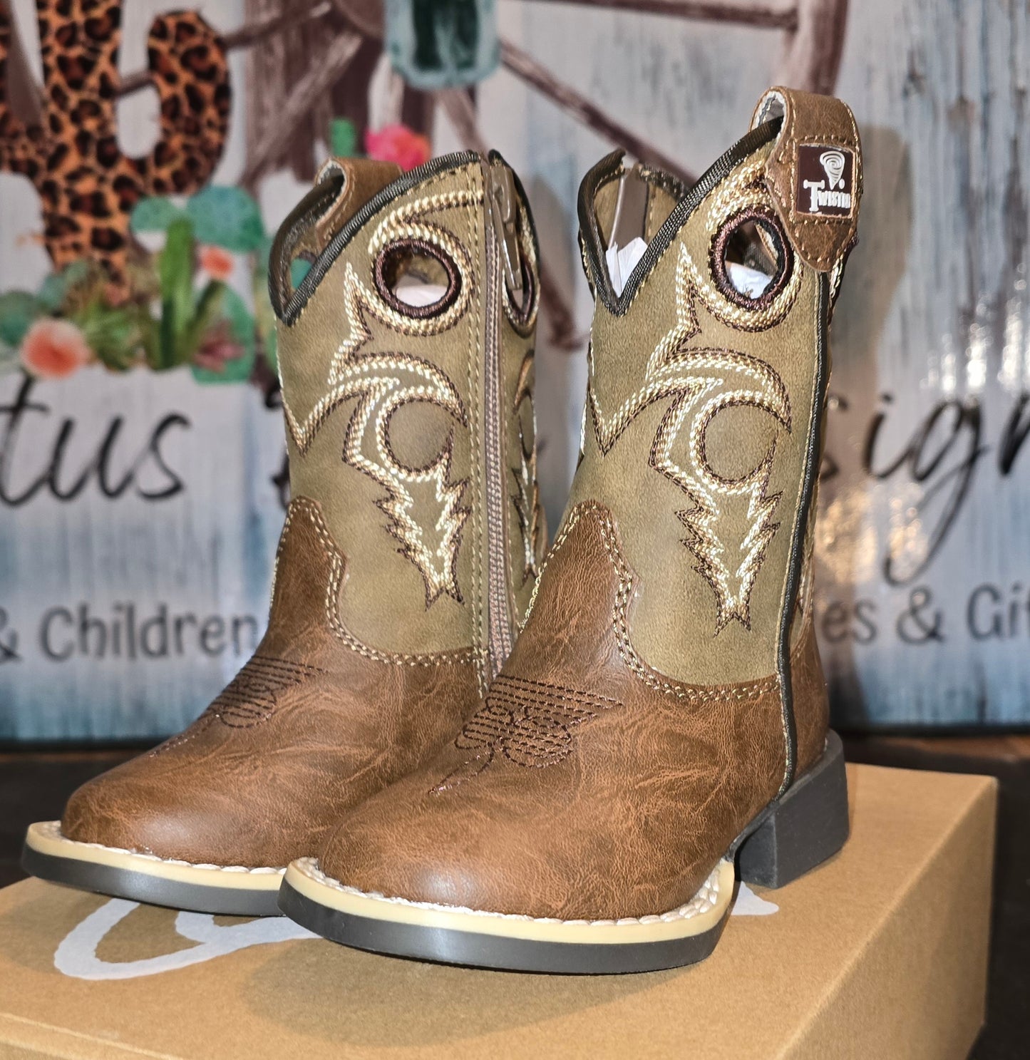 Twister Jasper Style Toddler Boot Brown