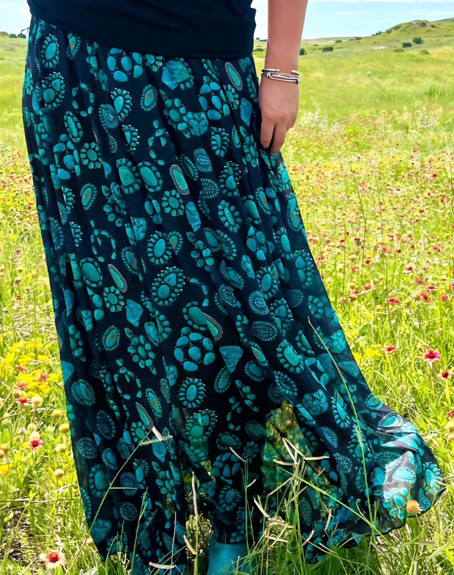 Concho Kreek Maxi Skirt