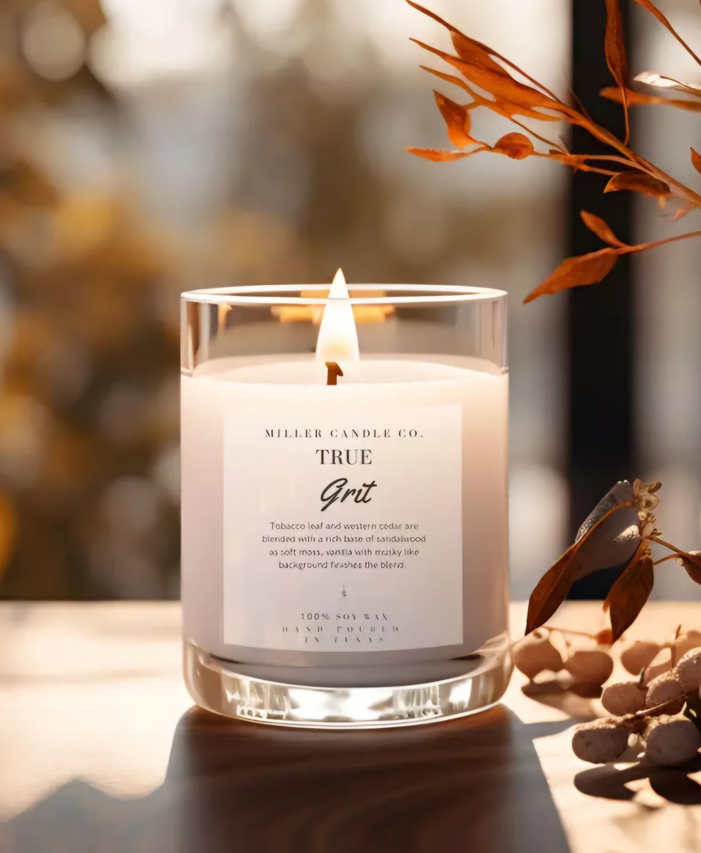 Whisky Glass Candle