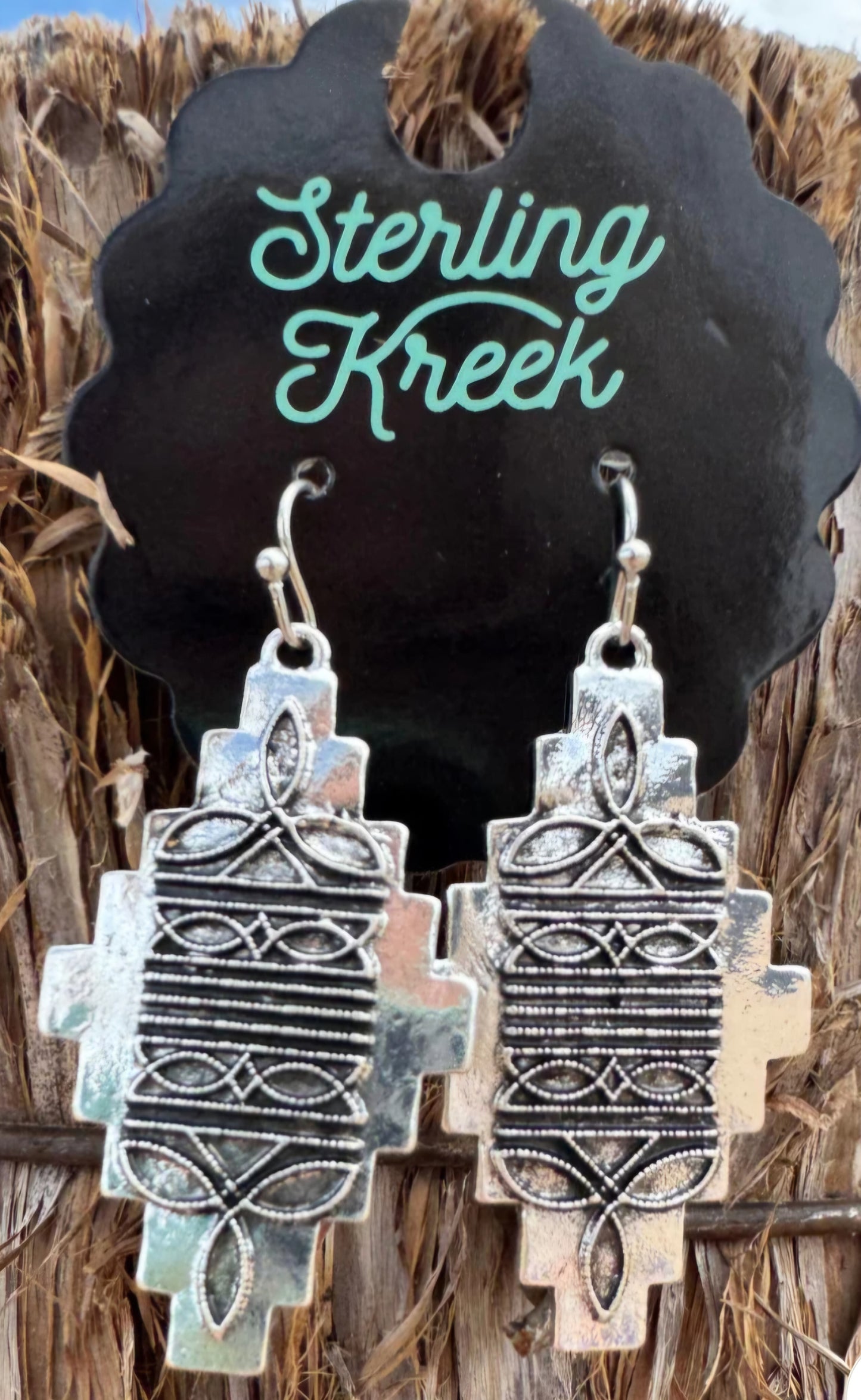 Stitched In Aztec Earrings