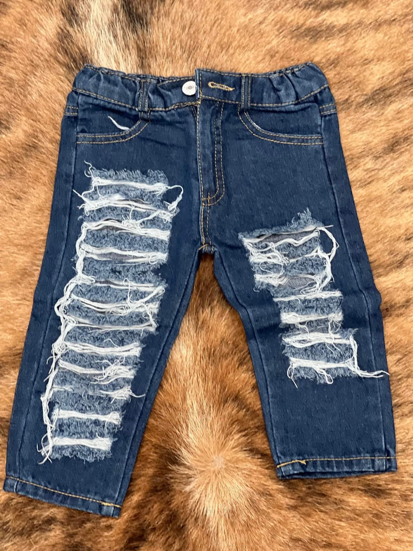 Distressed Boy Jeans