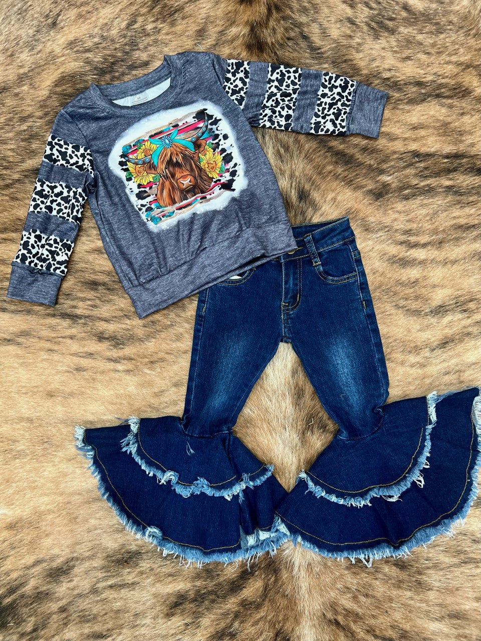 Dark Denim Double Bells