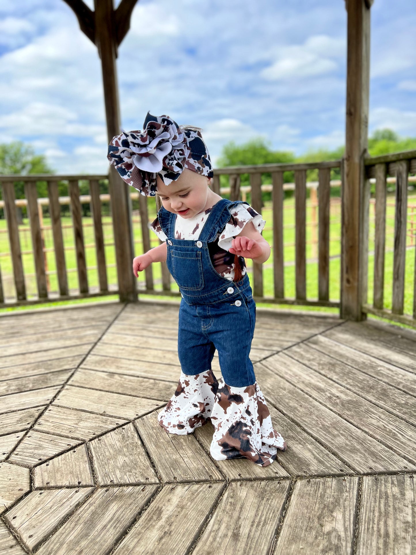 Cowprint Fringe Shirt
