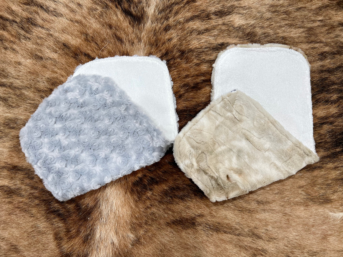 Minky Burp Cloths