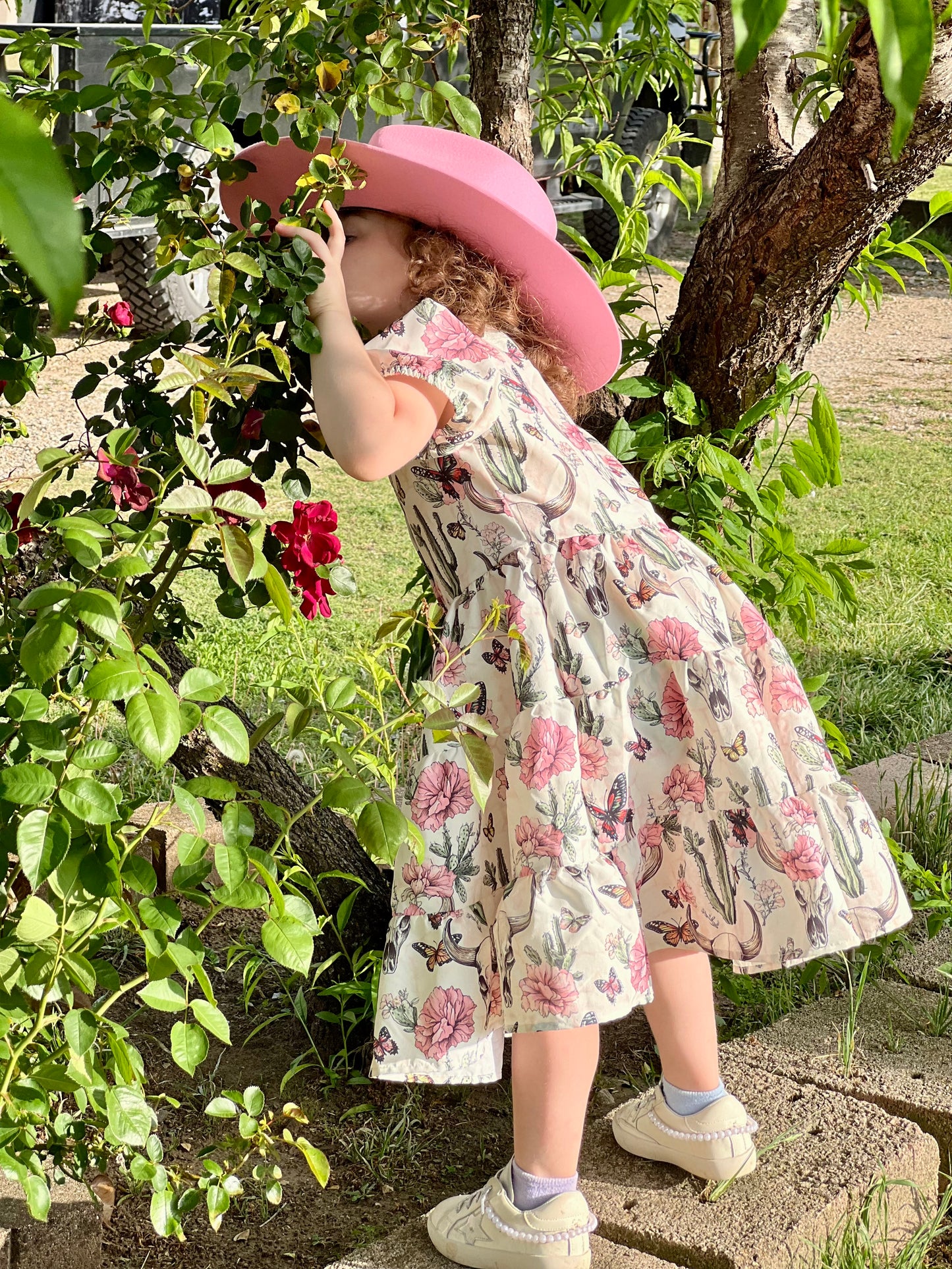 Cactus Floral Flow Dress