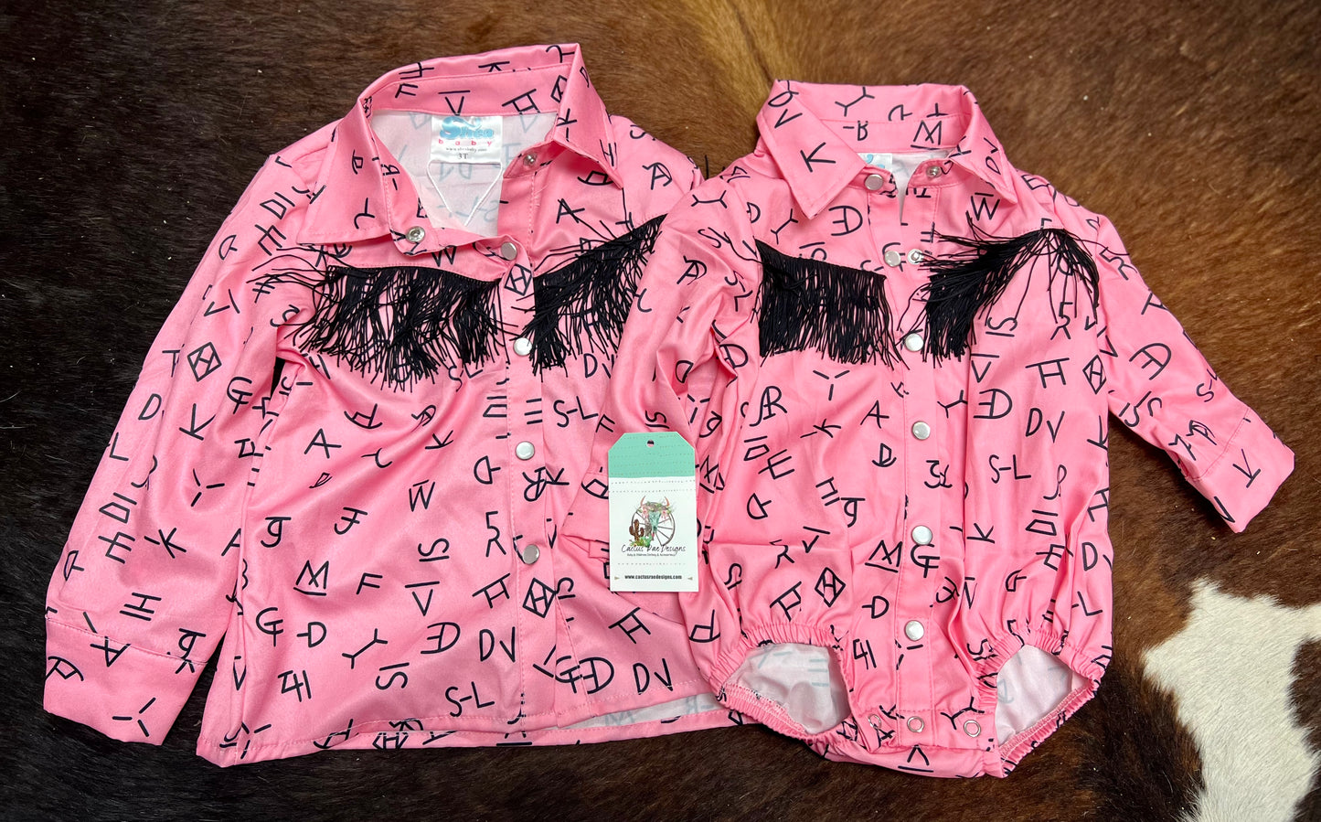 Pink Brand Pearl Snap Shirt