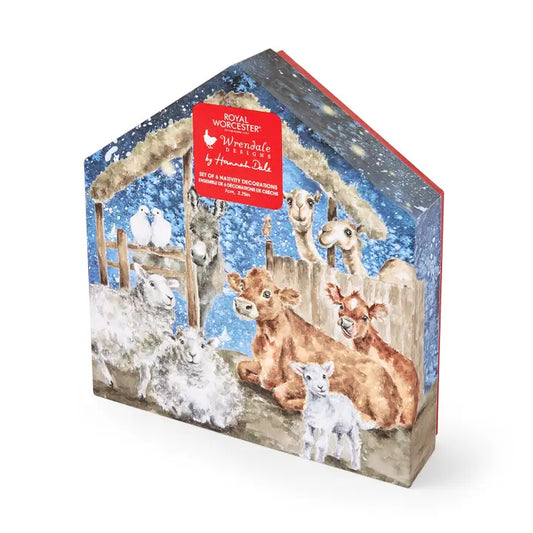 Wrendale Nativity Decorations - Set of 6