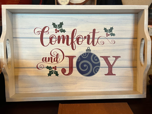 Comfort and Joy Serving Tray