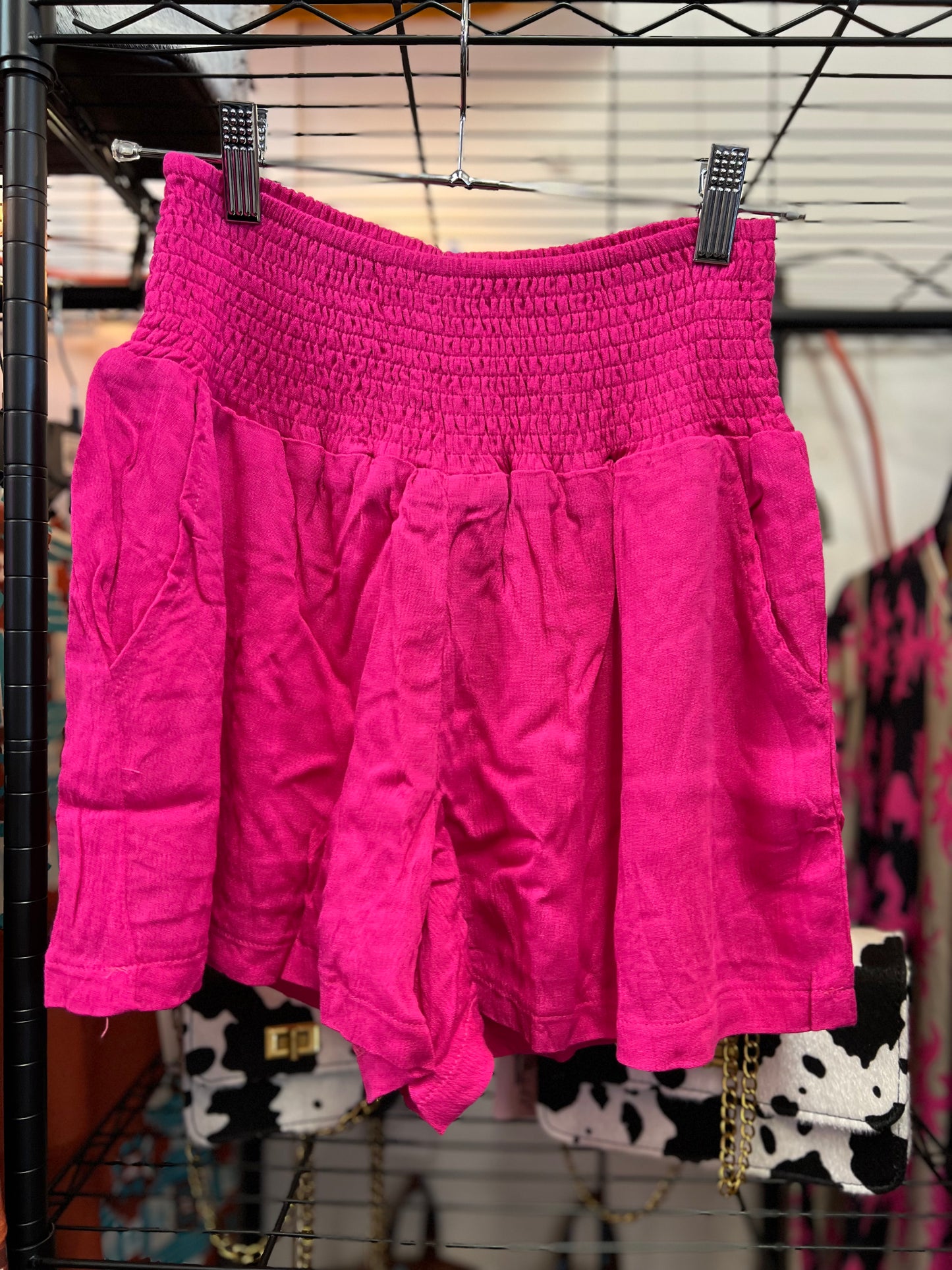 Carless Fuchsia Shorts Women's