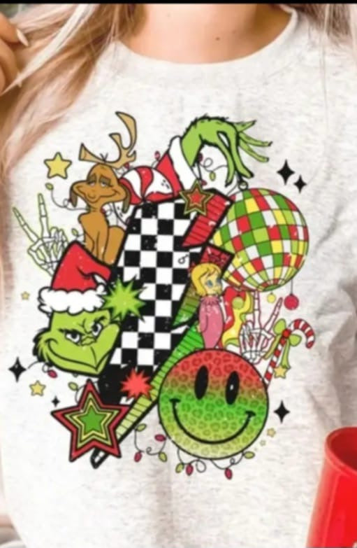 Retro Grich Chistmas Tee