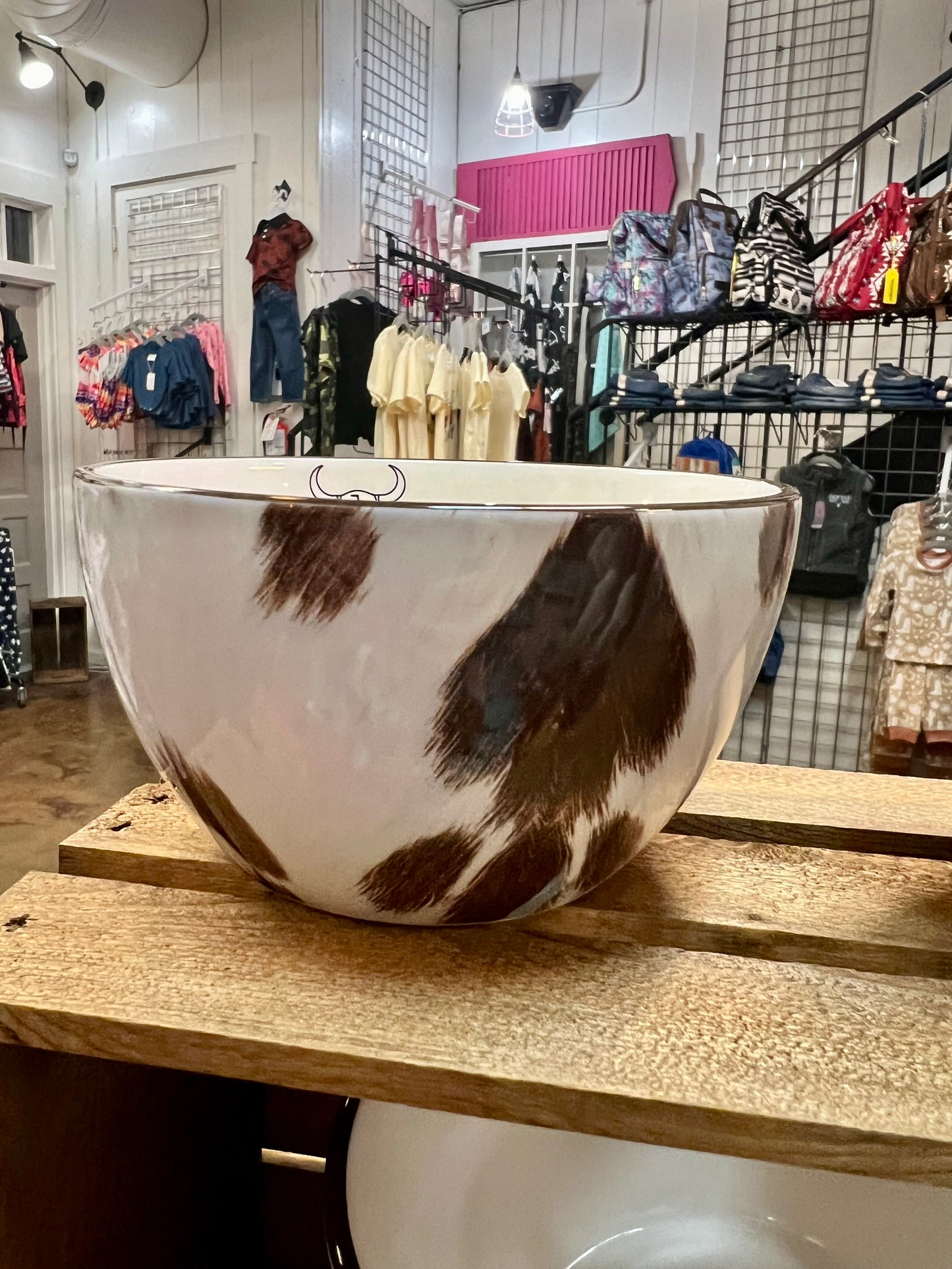 Cowhide Dip Bowl