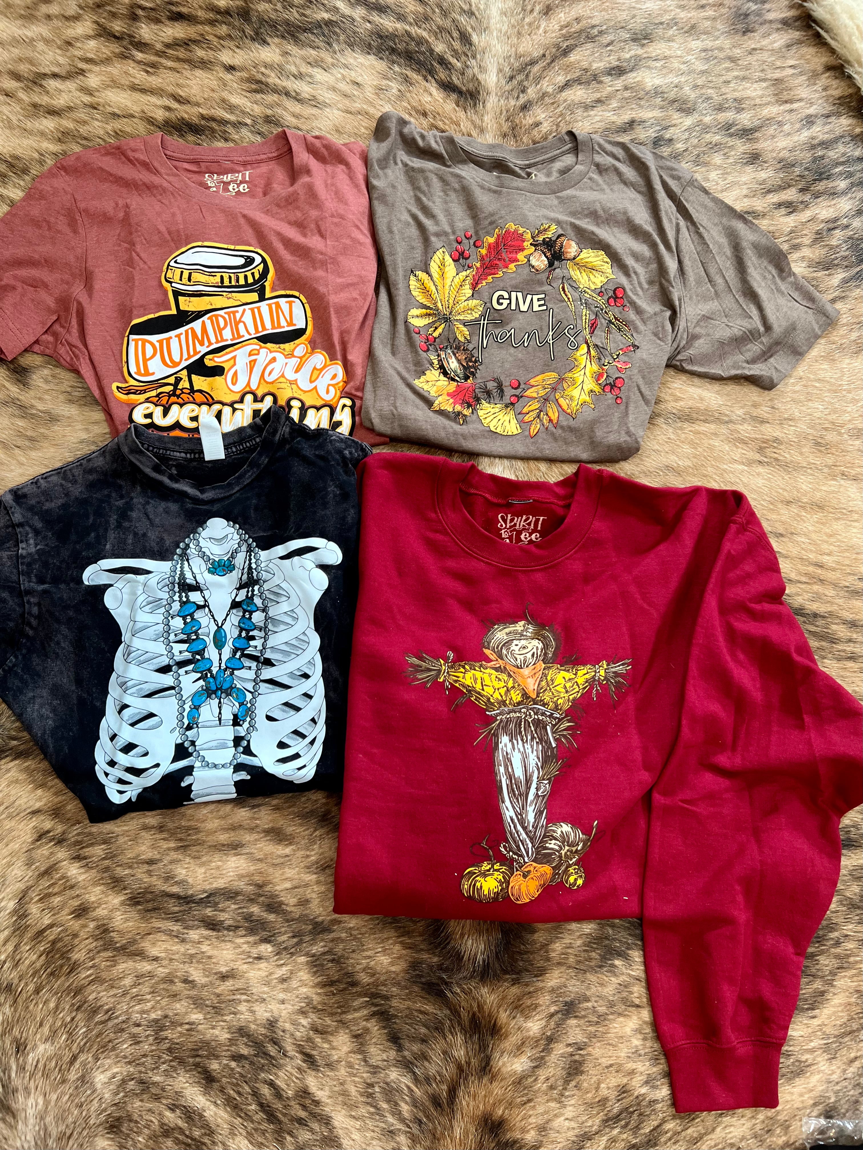 Seasonal Graphic Tees Sweatshirts