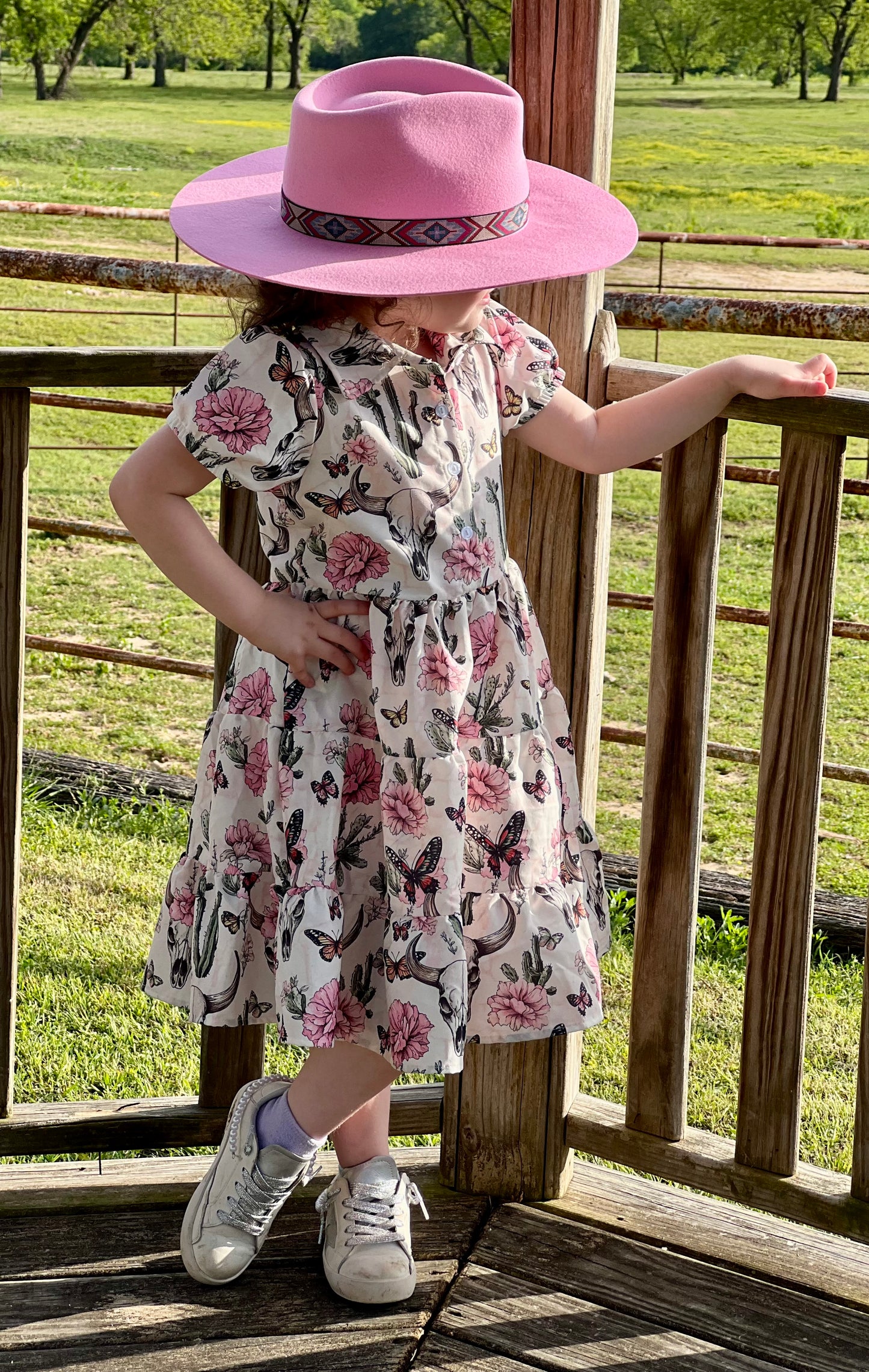 Cactus Floral Flow Dress