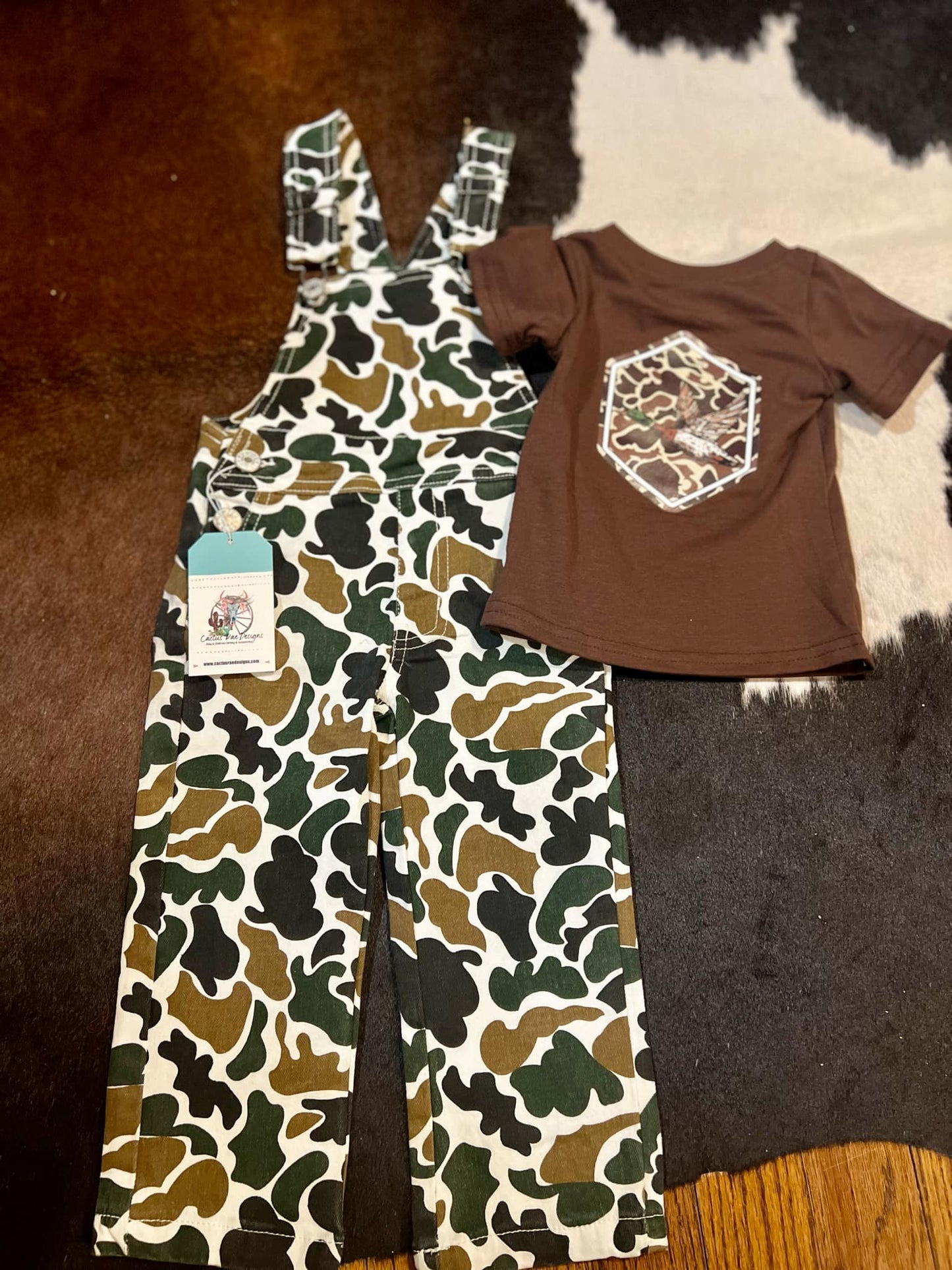 Camo Overall Set