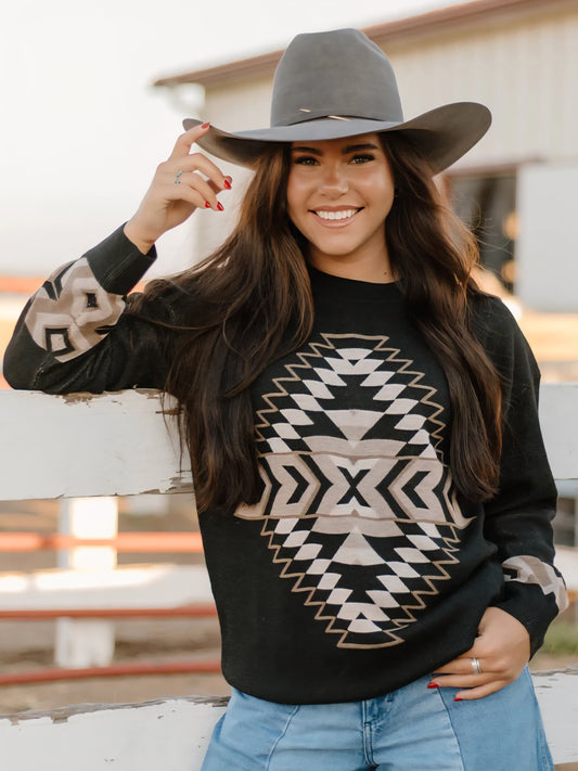 Night Aztec Sweater