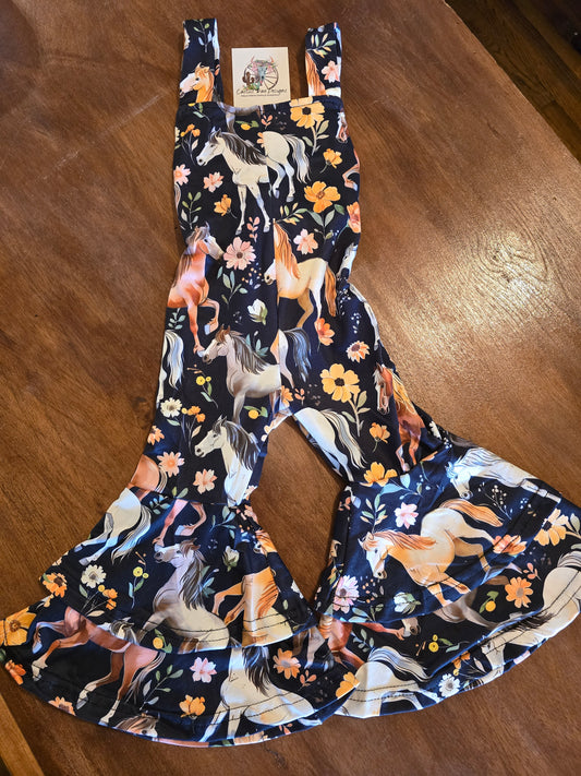 Horsing Around Bell Overall