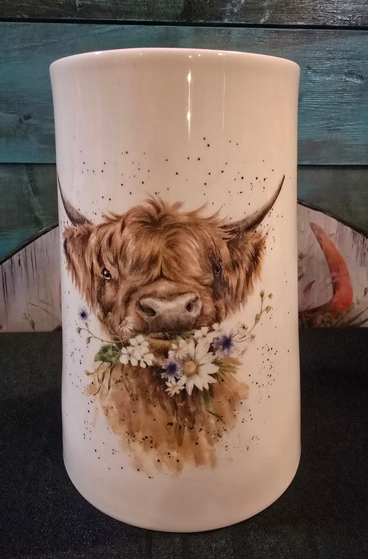 Wrendale Vase (cow)