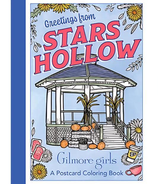 Gilmore Girls: Greetings from Stars Hollow post card coloring book