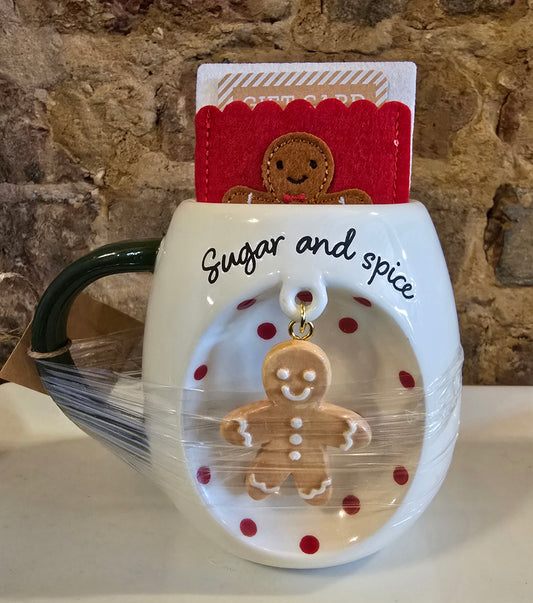 Christmas Mug with Gift Card holder