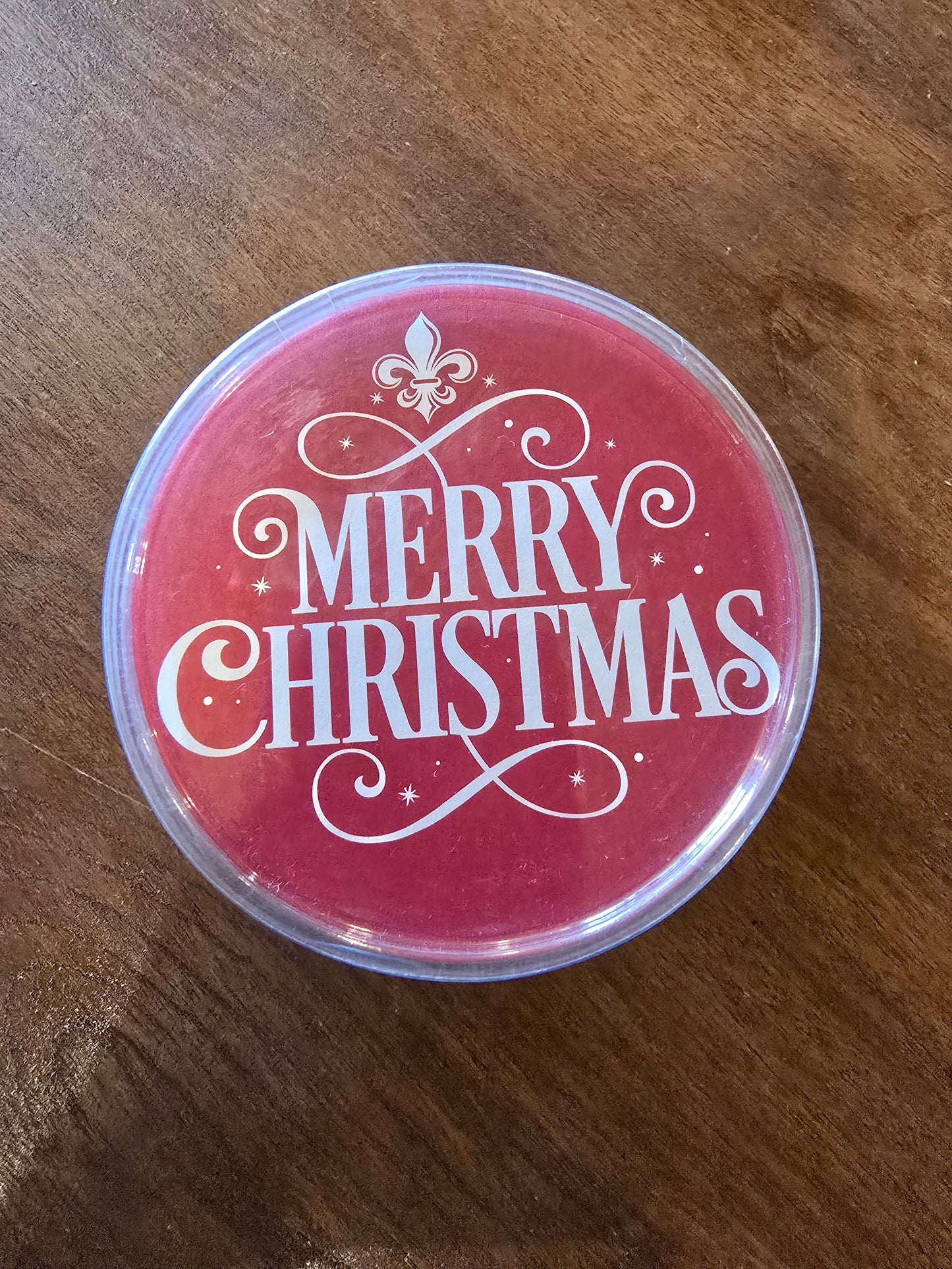 Holly Jolly Reversible Paper Coasters