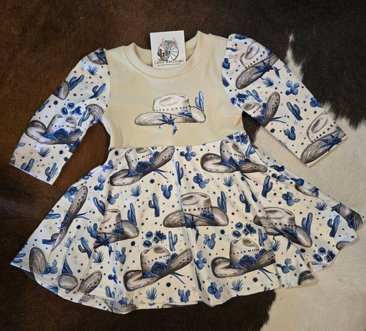 Rancher Cowgirl Graphic Dress