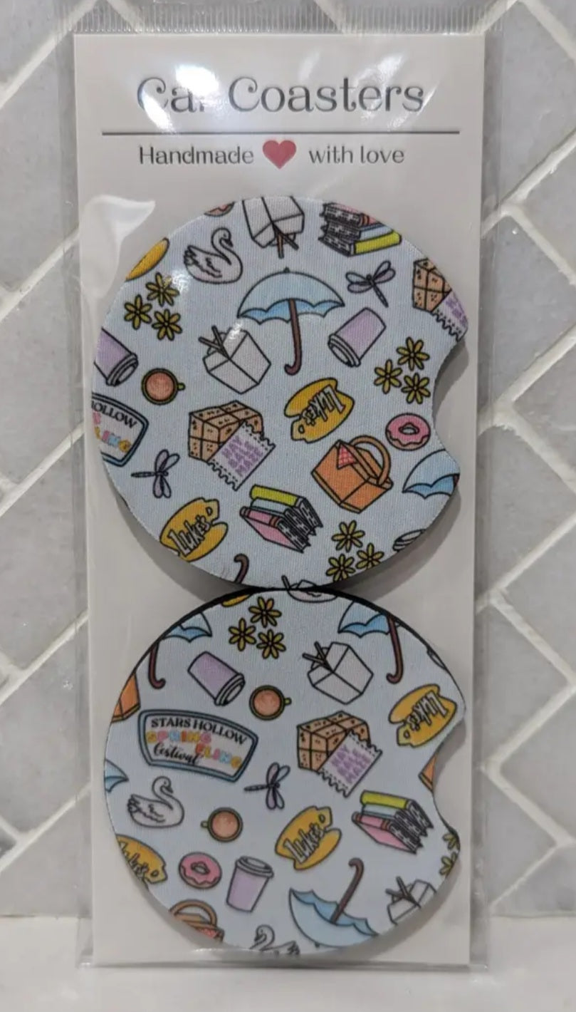 Gilmore Girls Inspired Car Coasters
