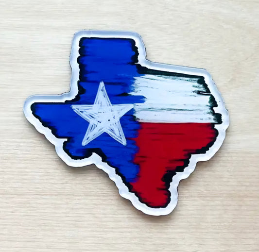Texas Acrylic Magnet